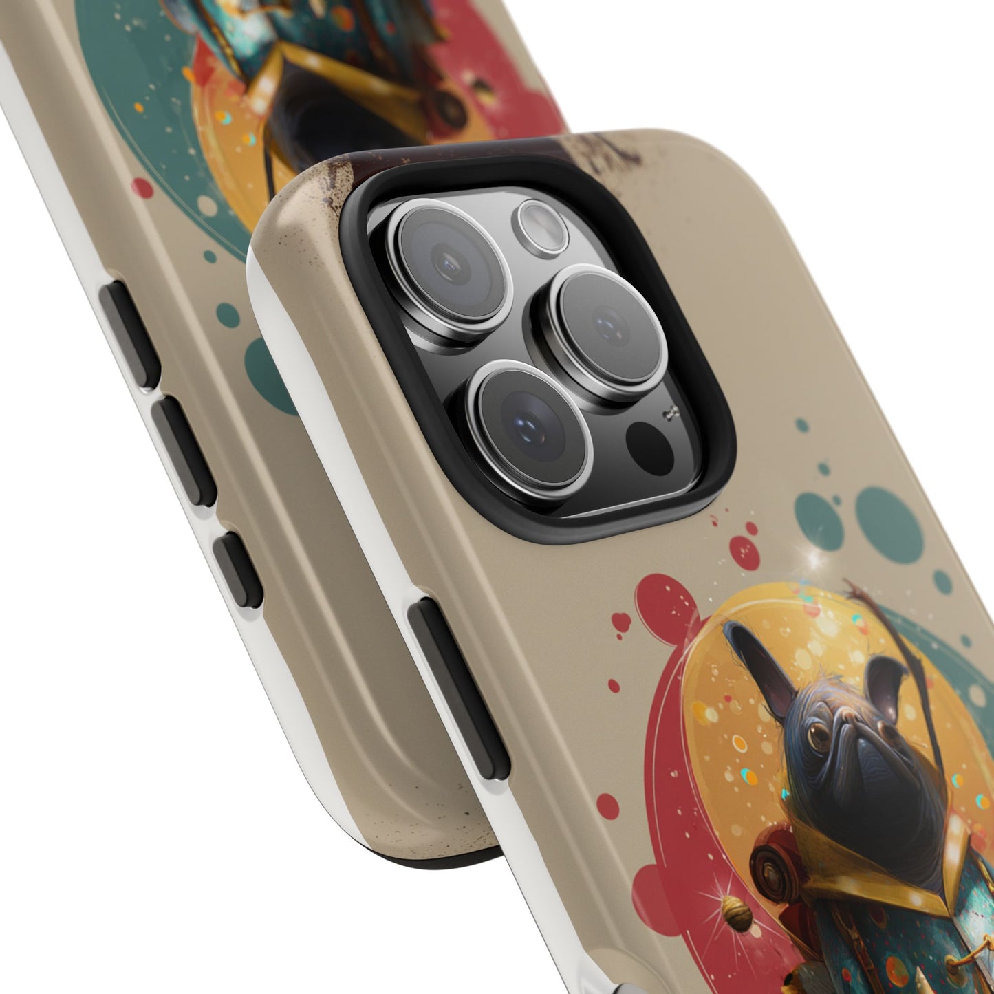 Whimsical Pet-Inspired Tough Phone Case - Perfect for Animal Lovers