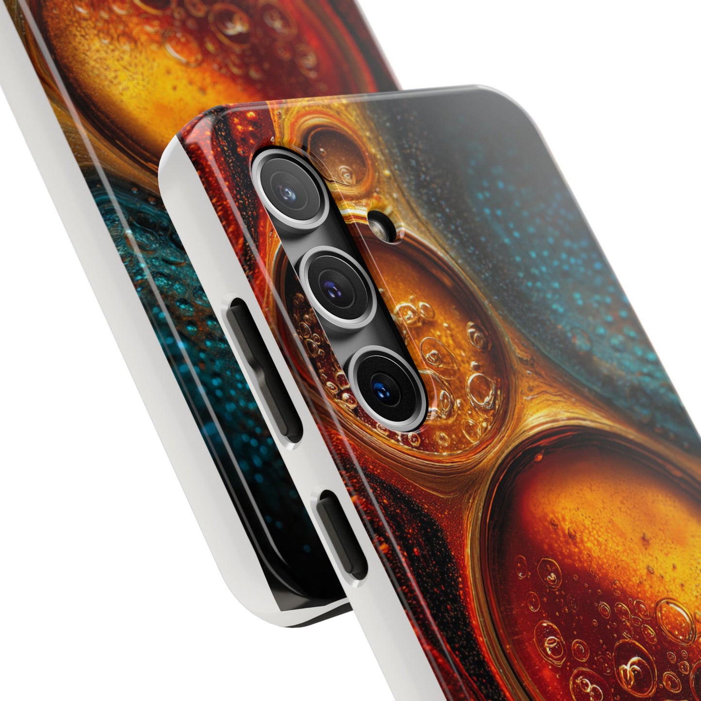 Vibrant Abstract Tough Phone Case – Bubble Design for Ultimate Protection