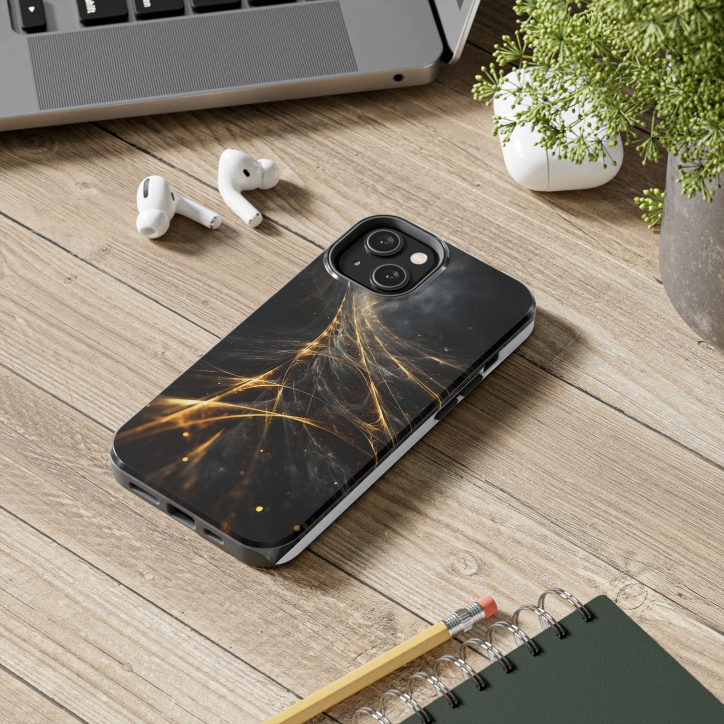 Golden Galaxy Tough Phone Case for Ultimate Protection