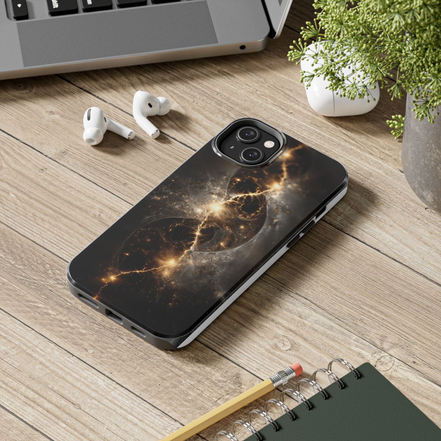 Galaxy-Inspired Tough Phone Case - Cosmic Protection for Your Device