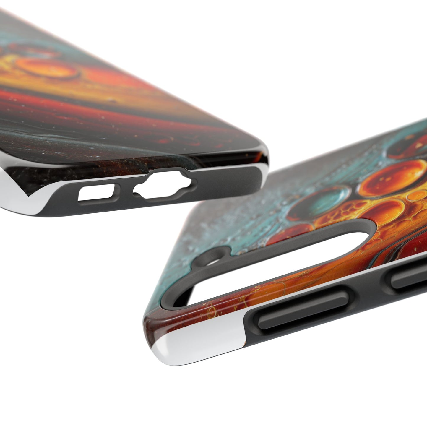 Artistic Tough Phone Case - Unique Abstract Design for Durable Protection