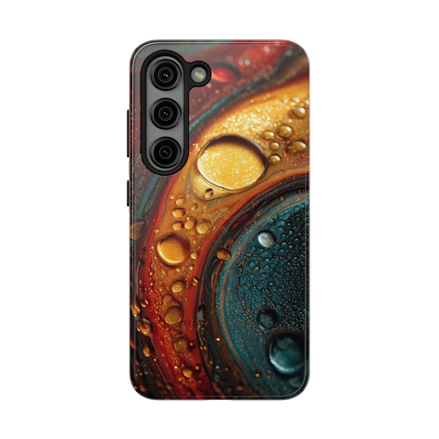 Vibrant Watercolor Tough Phone Case - Colorful Abstract Design