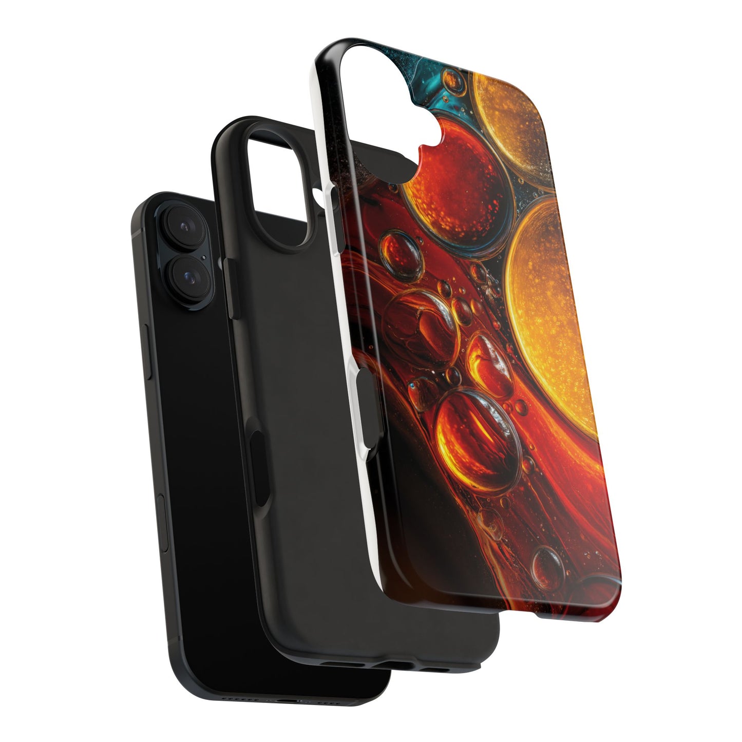 Vibrant Abstract Tough Phone Case - Protective Cover with Colorful Design