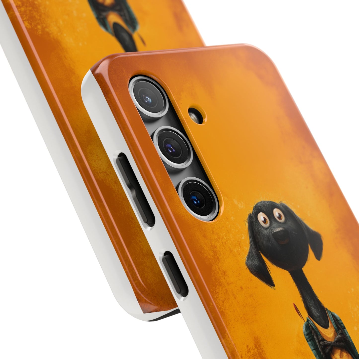 Cute Dog Art Tough Phone Case for Animal Lovers