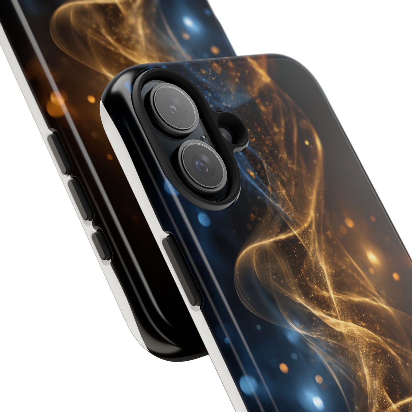 Stylish Tough Phone Cases with Sparkling Swirls Design