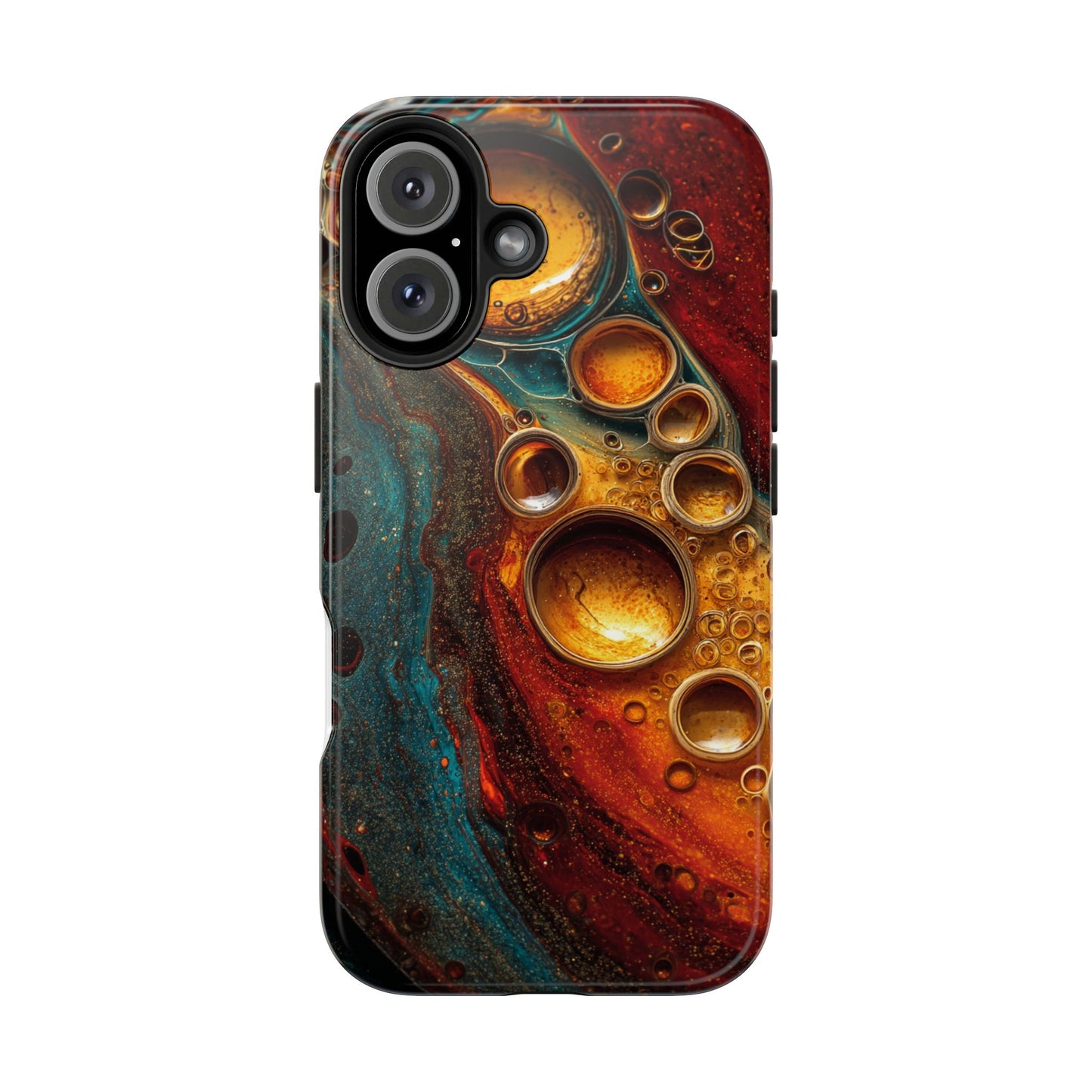 Abstract Art Tough Phone Case - Unique Colorful Design