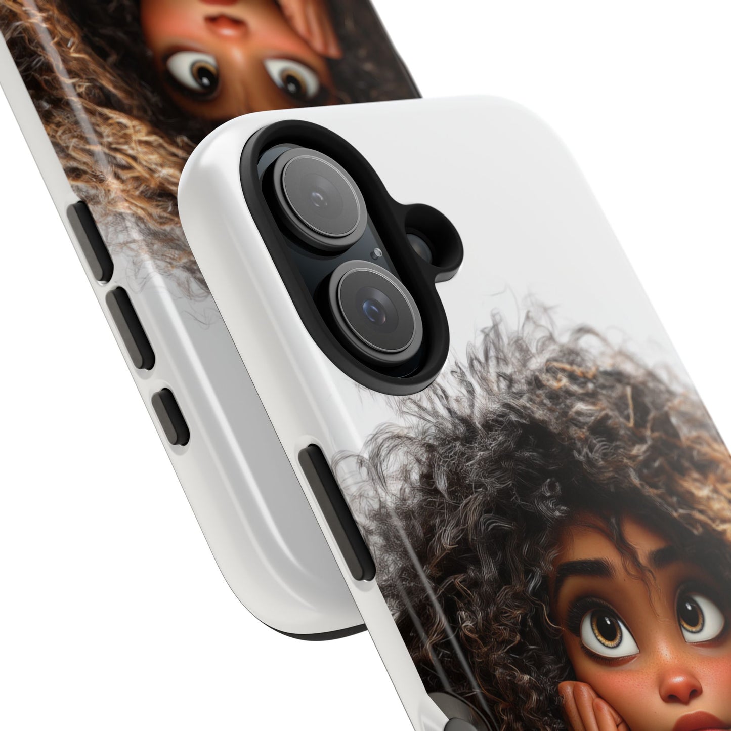 Whimsical Tough Phone Case – Playful Character Design for Teens & Creatives