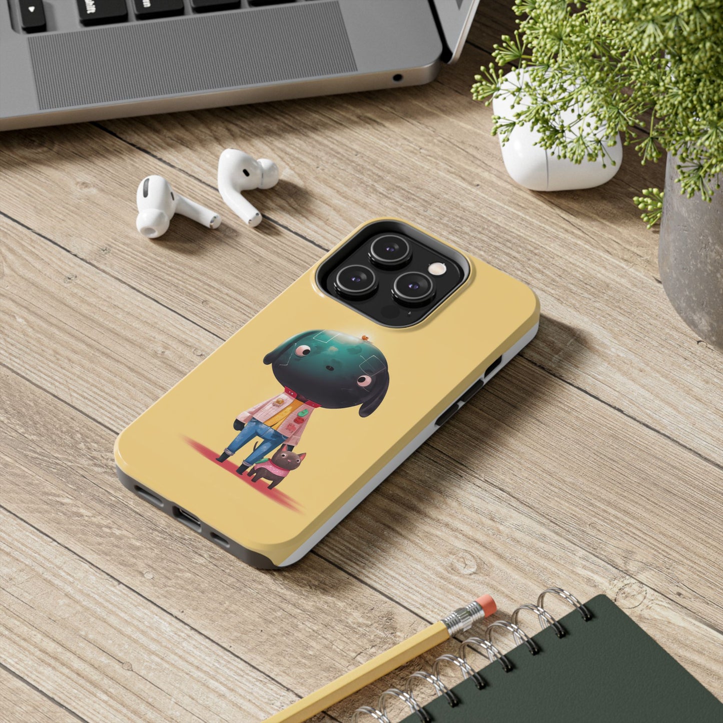 Cute Dog-Themed Tough Phone Cases for Pet Lovers - Durable Protection & Whimsical Design