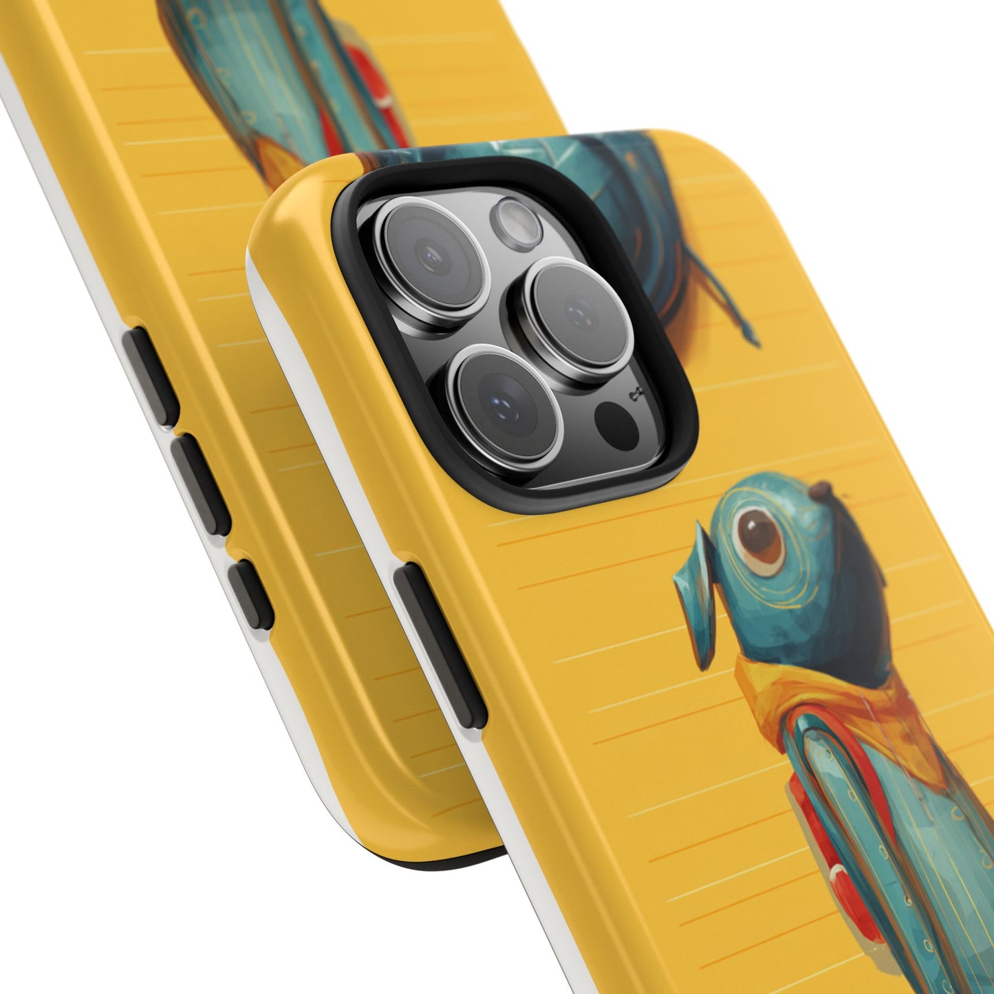 Colorful Animal Art Tough Phone Case - Perfect for Pet Lovers & Kids