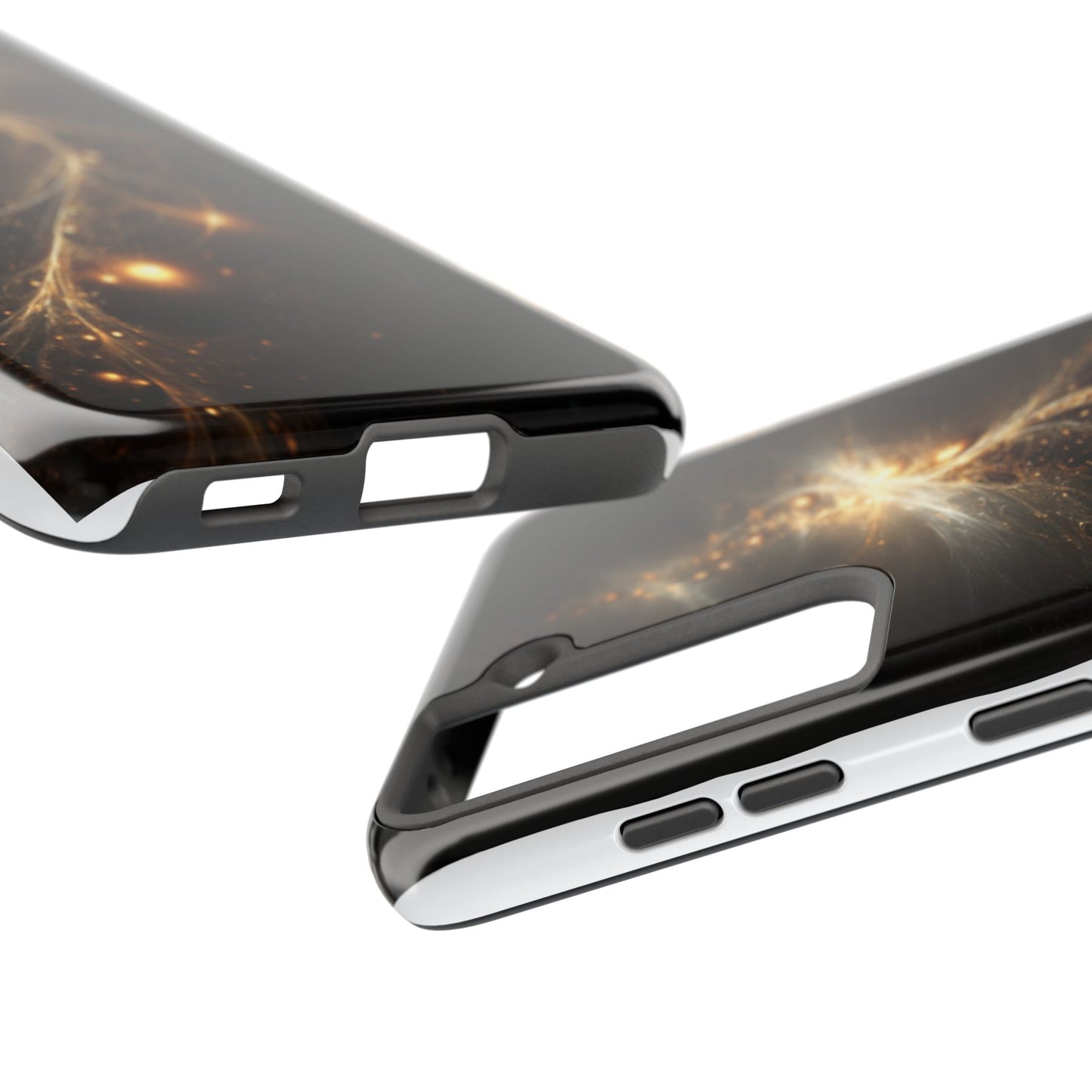 Cosmic Glow Tough Phone Case - Galaxy Design for Sci-Fi Lovers