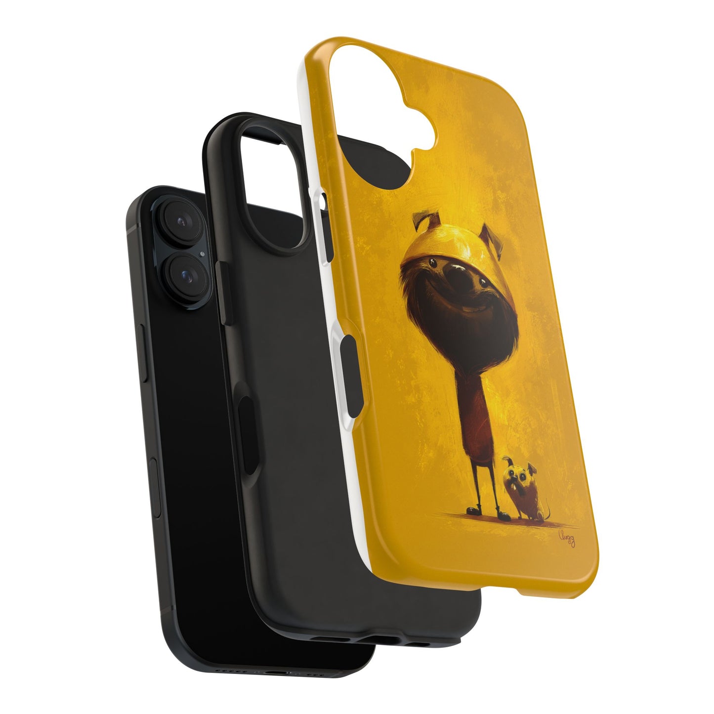 Cute Dog-Themed Tough Phone Cases - Durable Protection & Fun Design