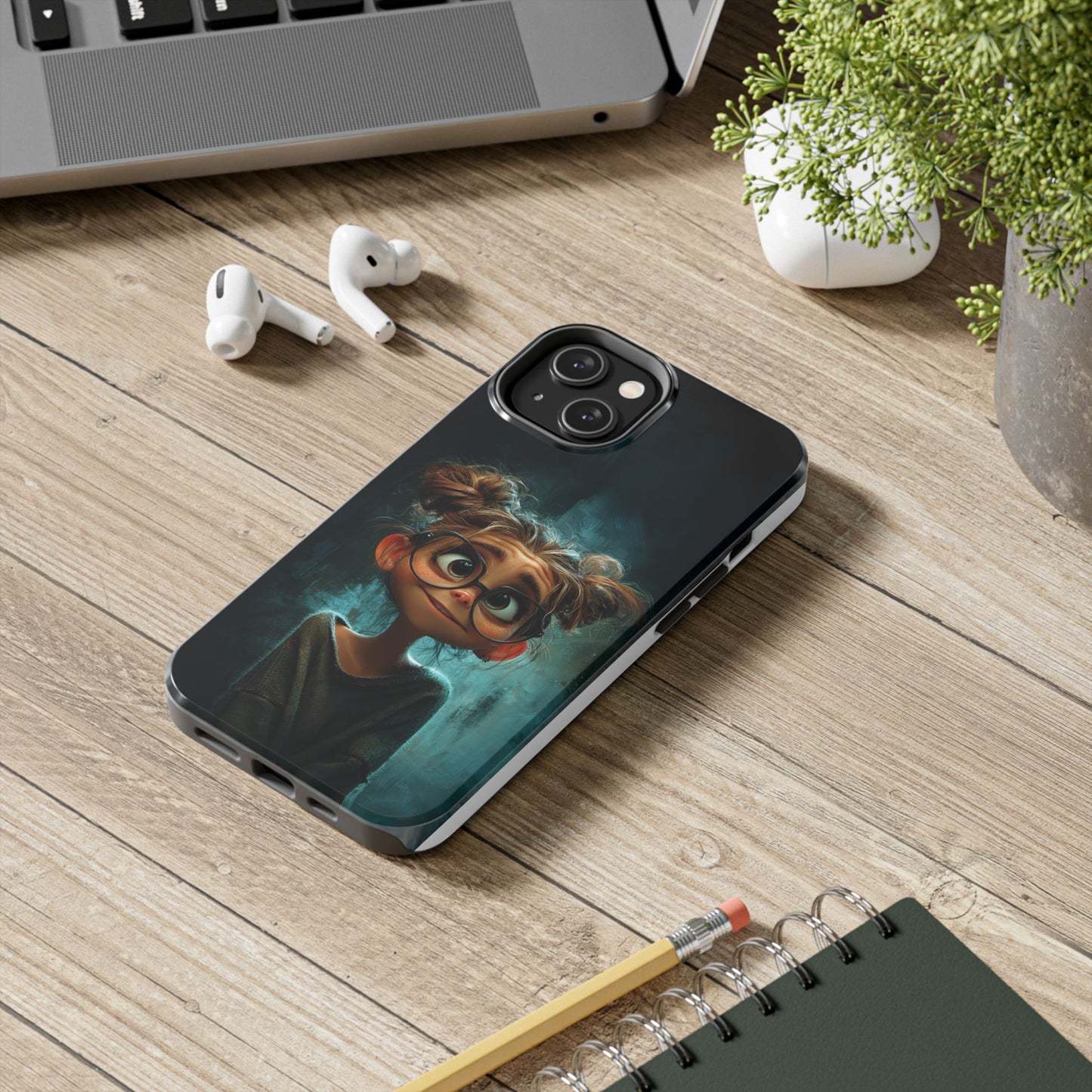 Cute Character Tough Phone Case - Perfect Gift for Kids and Teens
