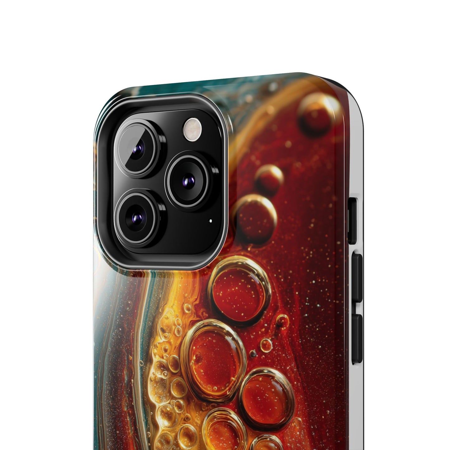 Artistic Tough Phone Case - Abstract Lava Design