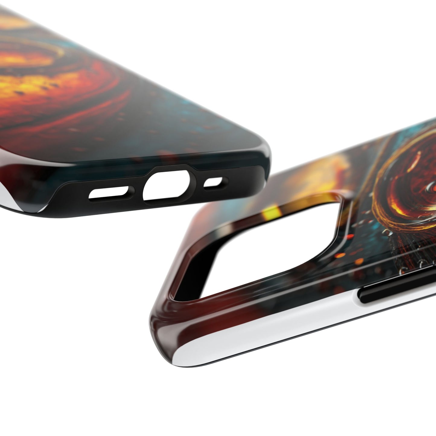 Artistic Tough Phone Case – Abstract Colorful Design for Unique Protection