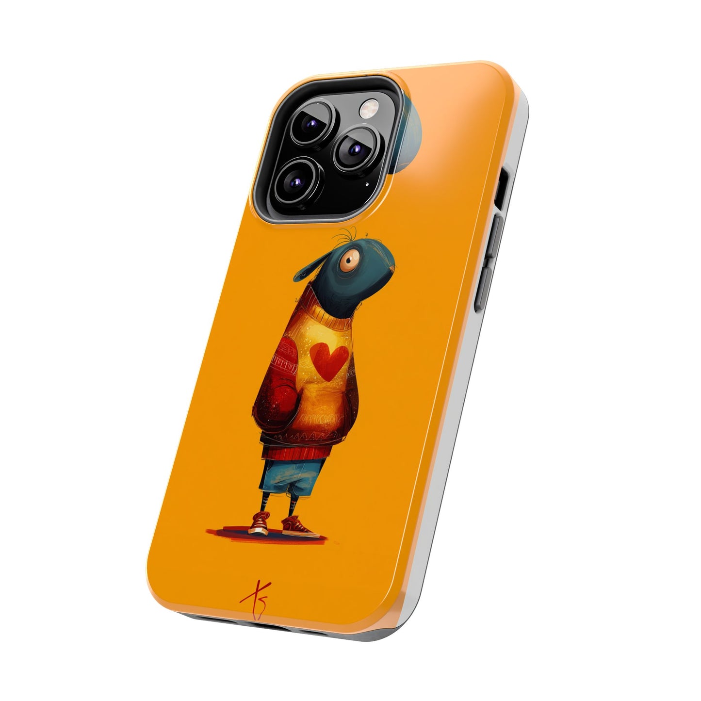 Cute Cartoon Tough Phone Case - Whimsical Sheep Design
