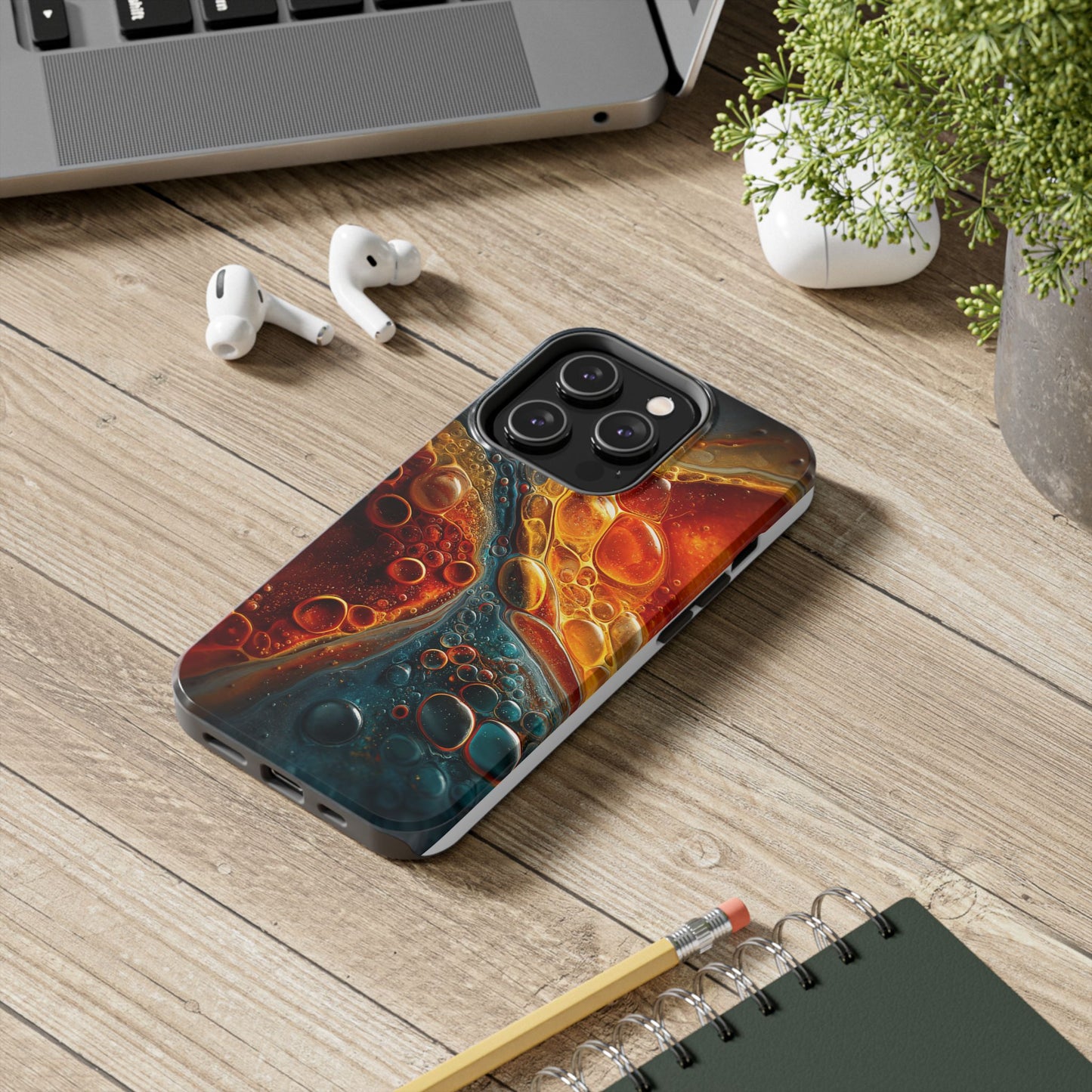 Vibrant Abstract Tough Phone Case - Protect Your Device with Style
