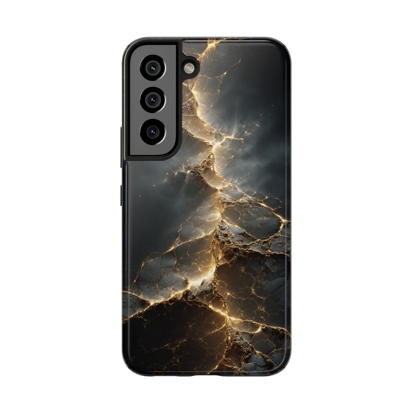 Majestic Marble Phone Case - Tough Protective Cover with Gold Veins