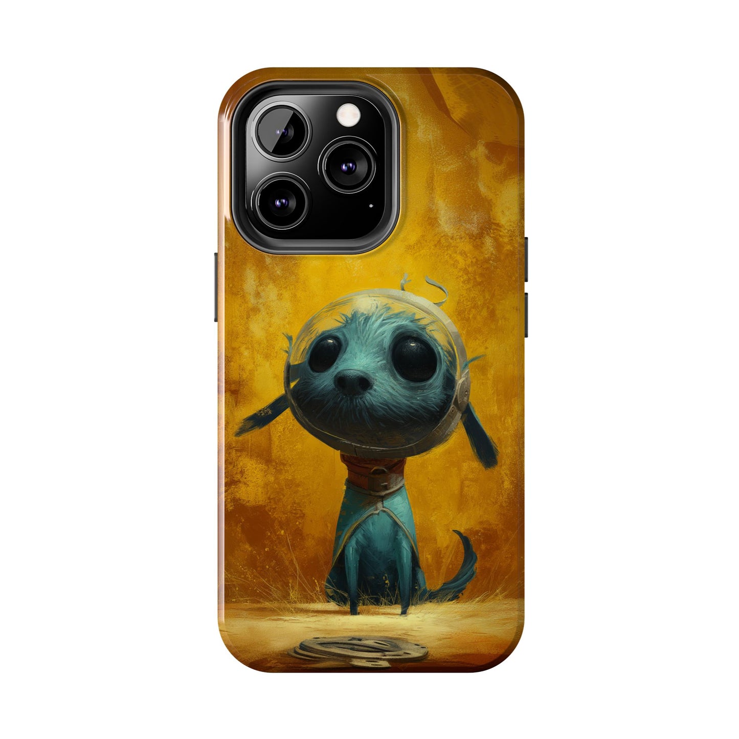 Cute Dog Art Tough Phone Case - Stylish & Protective