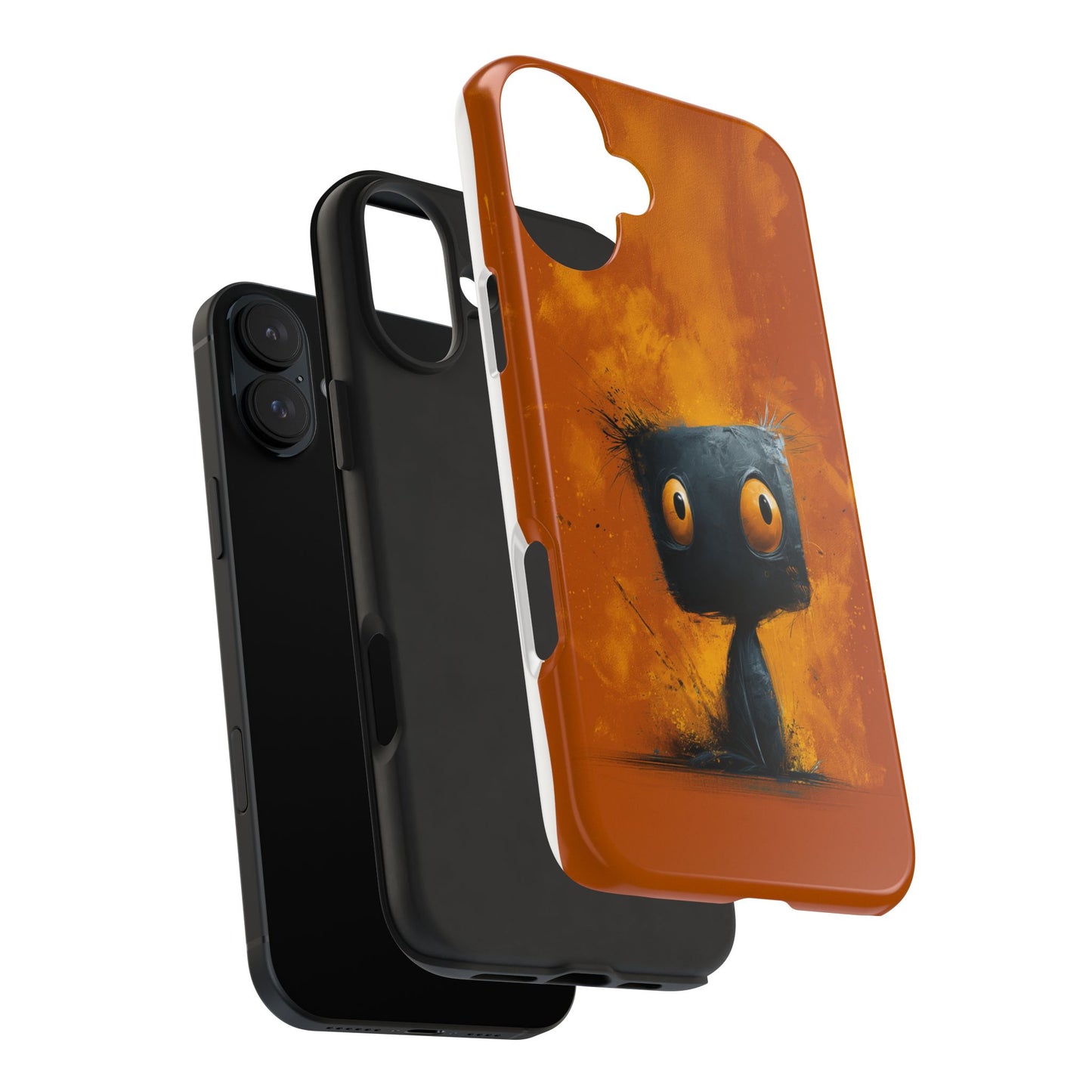Cute Monster Tough Phone Case - Durable Protector for Kids & Adults