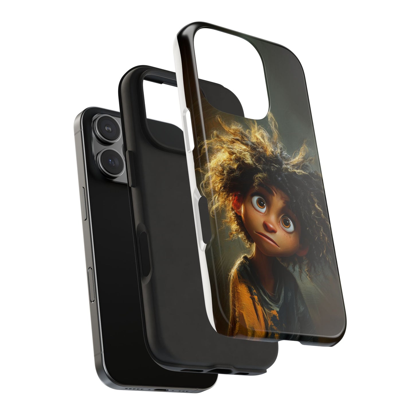 Whimsical Character Tough Phone Case for Kids