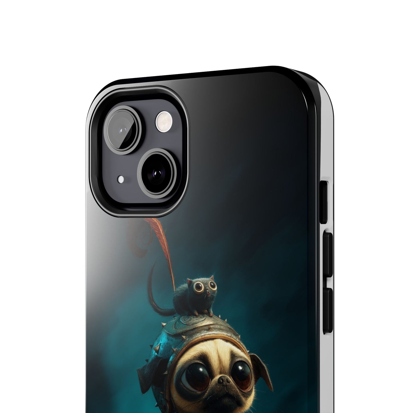 Cute Pug Adventure Tough Phone Case - Durable Protection for Pet Lovers