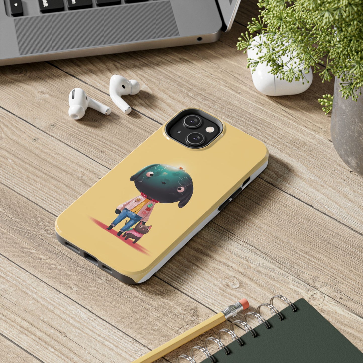 Cute Dog-Themed Tough Phone Cases for Pet Lovers - Durable Protection & Whimsical Design