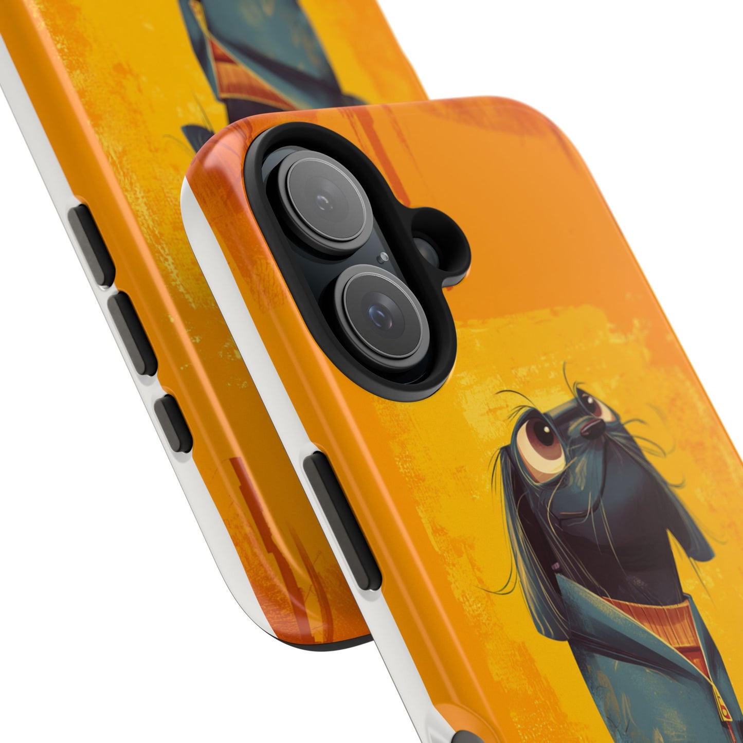 Fun Dog Art Tough Phone Case - Durable Pet Lover Gift