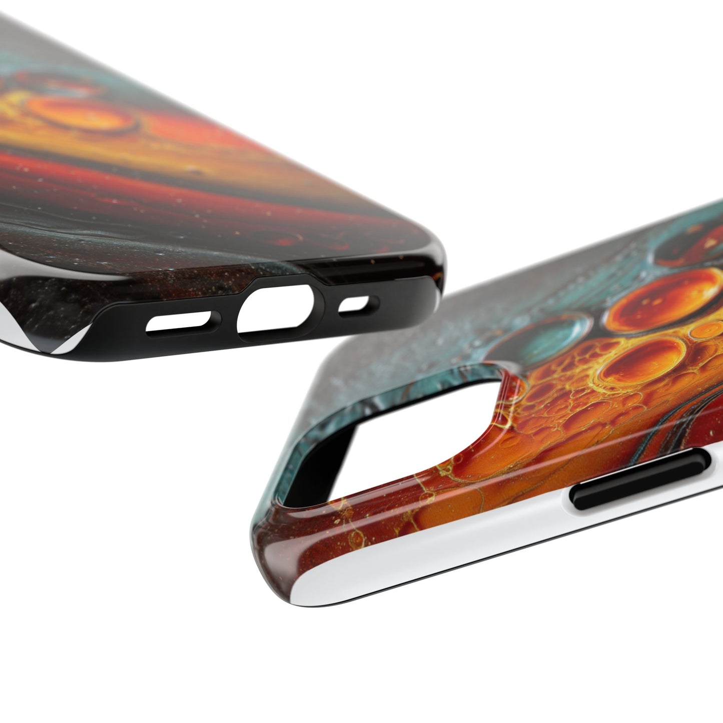 Artistic Tough Phone Case - Unique Abstract Design for Durable Protection