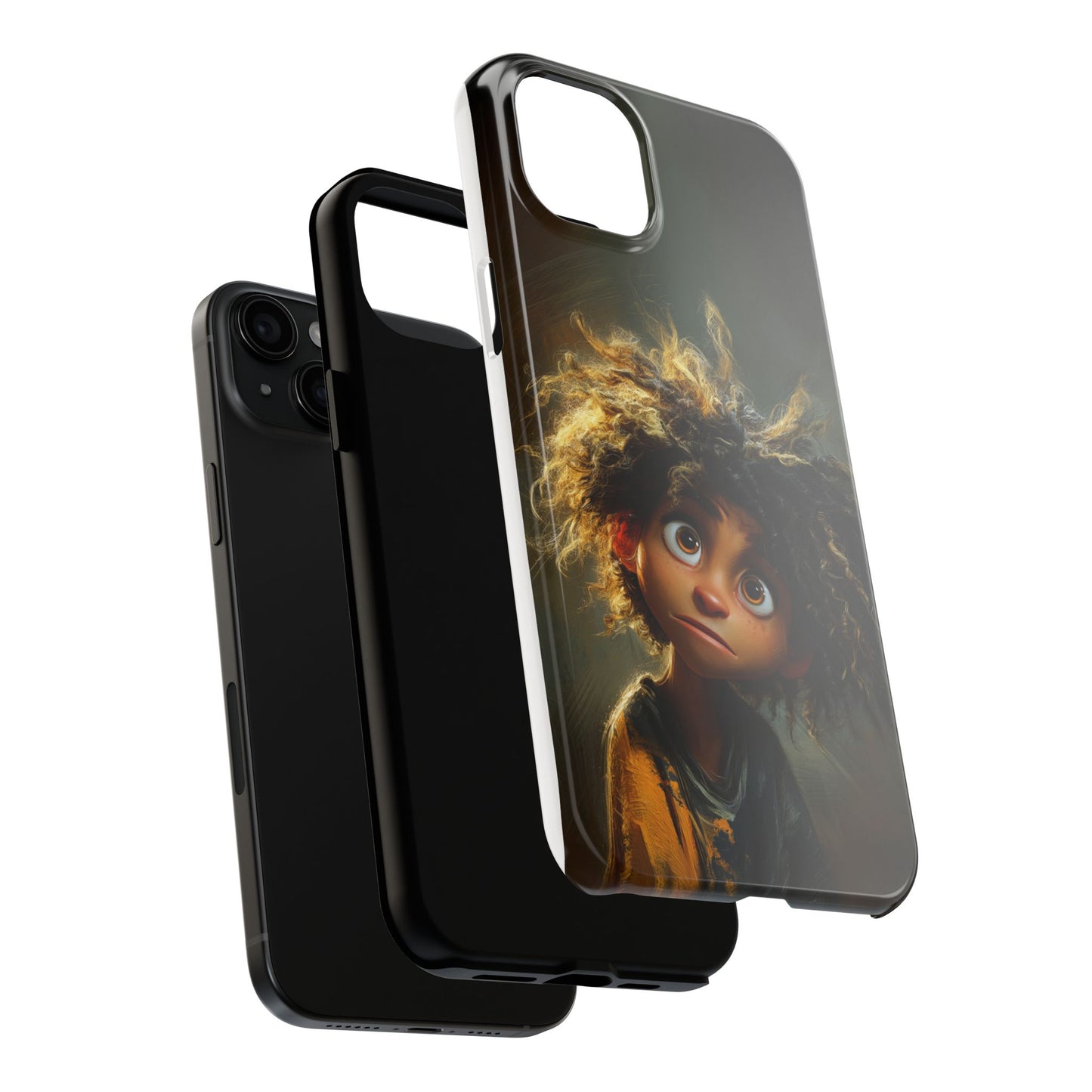 Whimsical Character Tough Phone Case for Kids