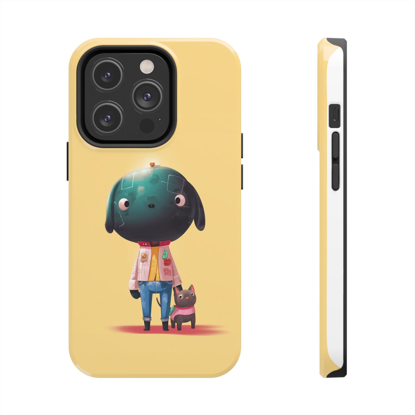 Cute Dog-Themed Tough Phone Cases for Pet Lovers - Durable Protection & Whimsical Design
