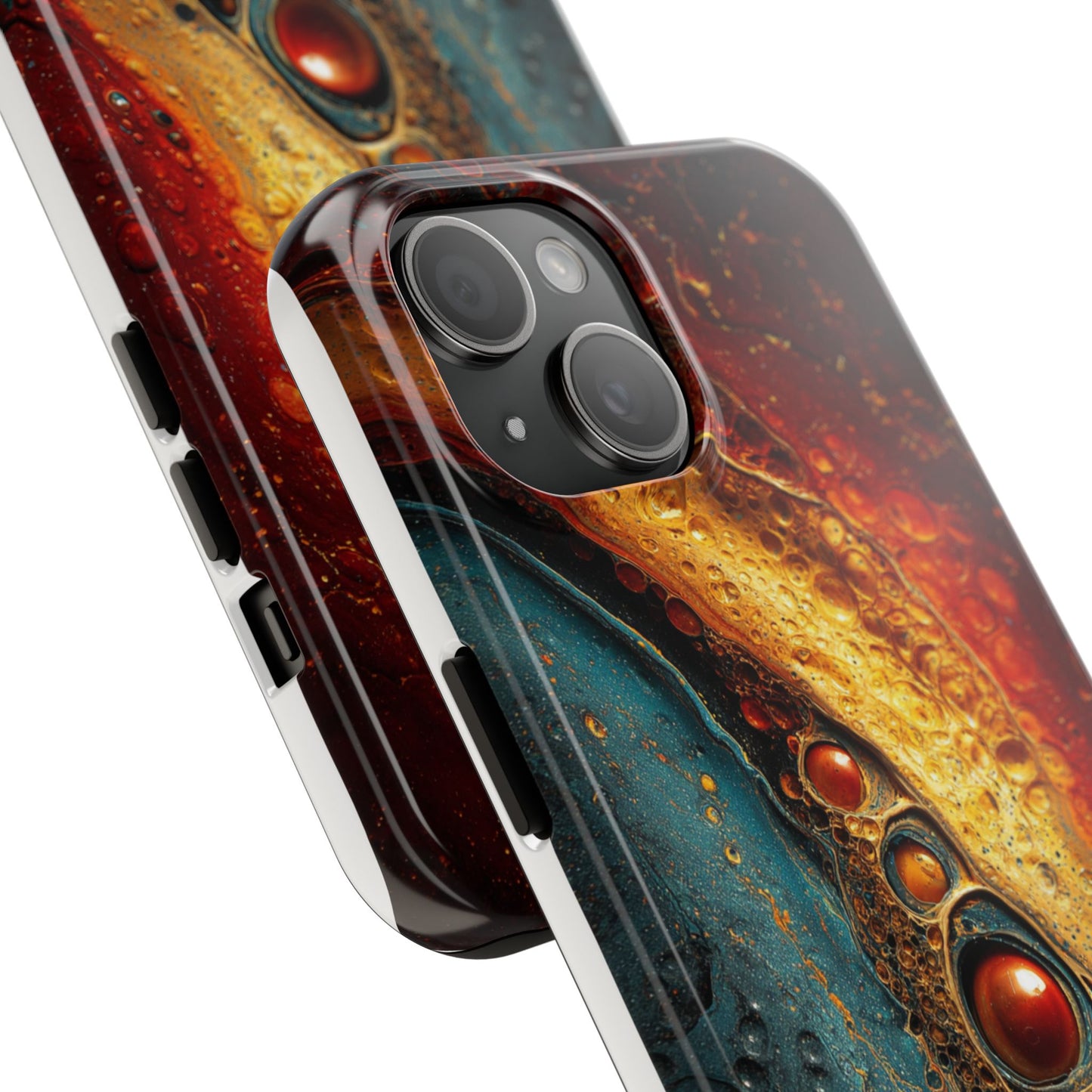 Abstract Colorful Tough Phone Case - Protective Cover with Unique Design