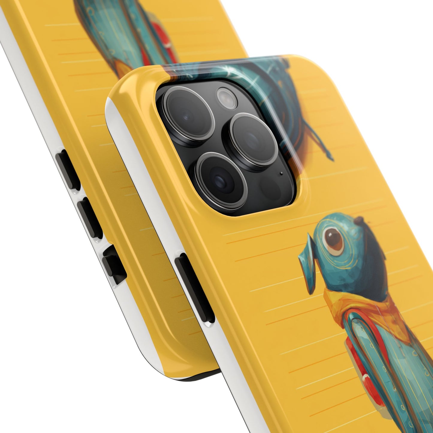 Colorful Animal Art Tough Phone Case - Perfect for Pet Lovers & Kids