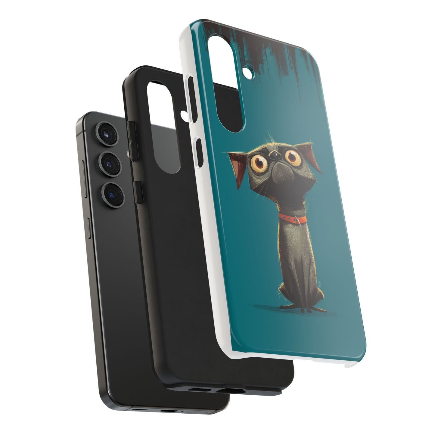 Cute Dog Tough Phone Case - Durable Protection for Pet Lovers