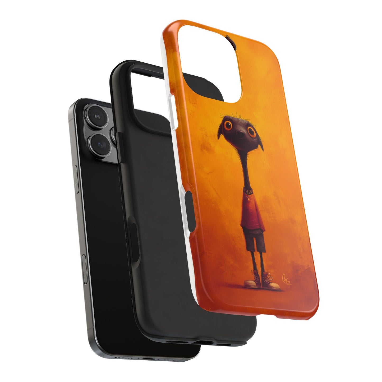 Whimsical Tough Phone Cases - Unique, Durable Design for Creative Minds