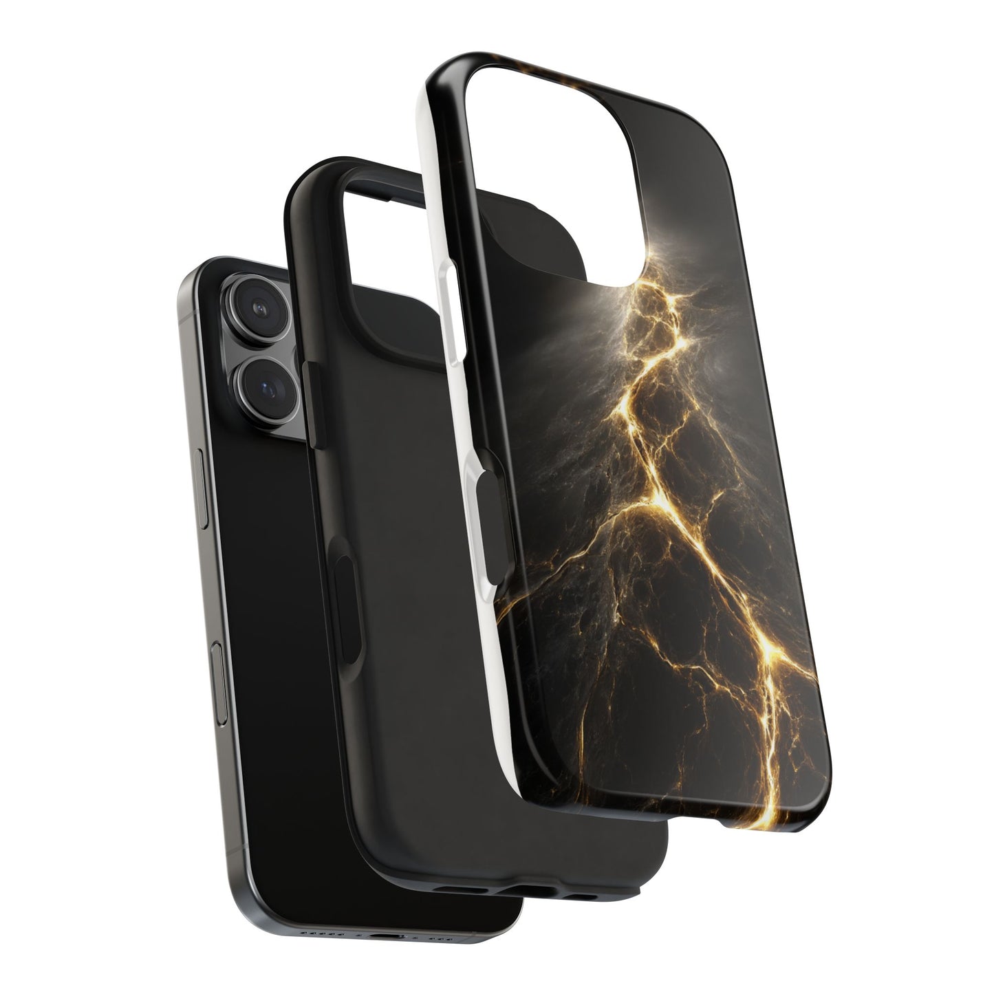 Lightning Bolt Tough Phone Case - Durable & Stylish Protection