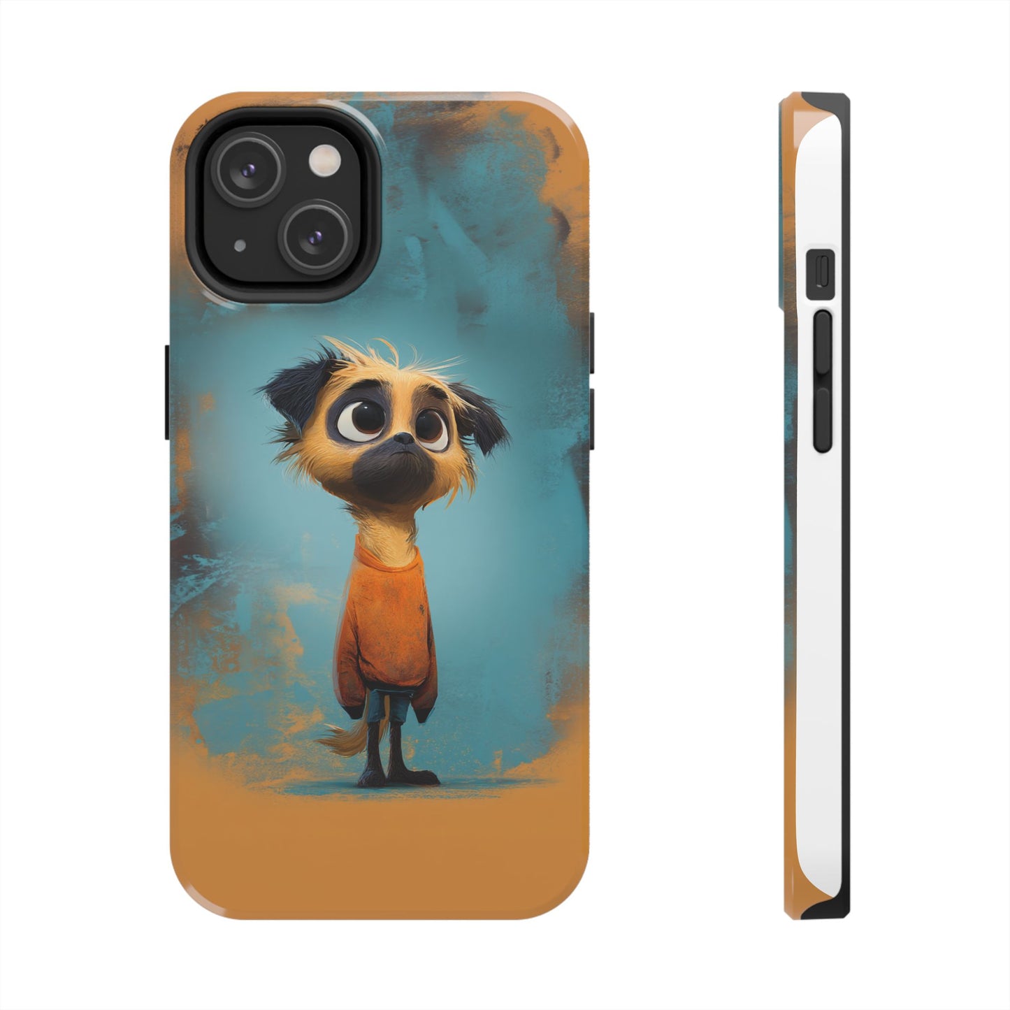 Cute Cartoon Dog Tough Phone Case for Pet Lovers