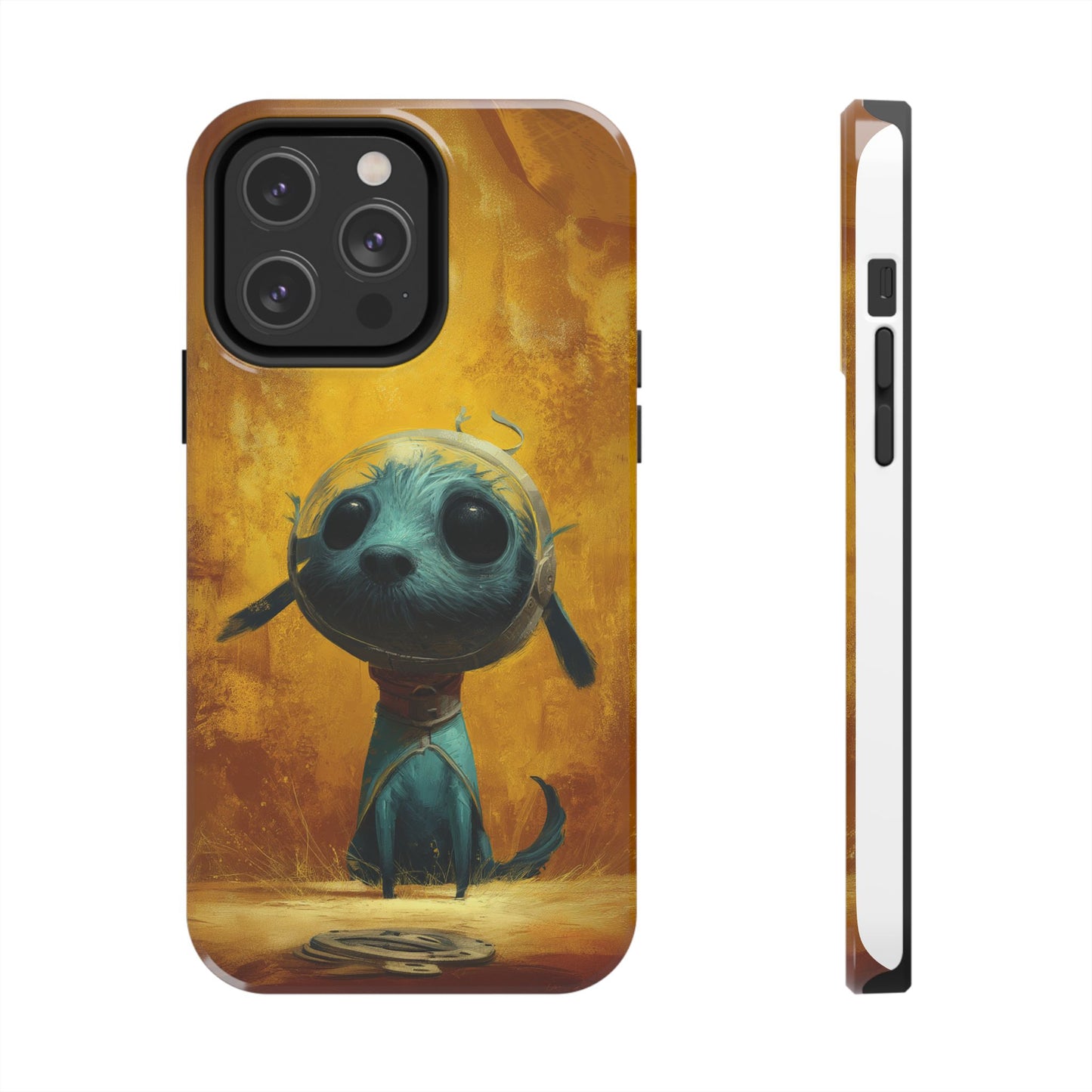 Cute Dog Art Tough Phone Case - Stylish & Protective