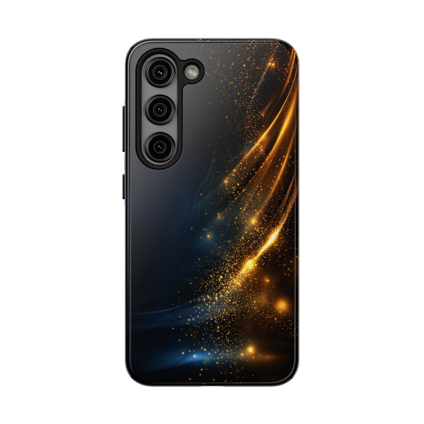 Galaxy Glitter Tough Phone Case - Shockproof Protection for iPhone