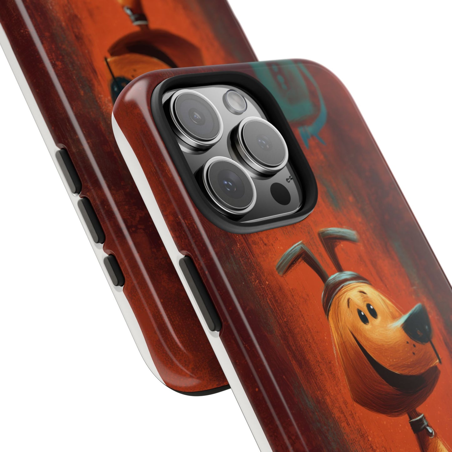 Playful Dog Art Tough Phone Case - Perfect for Pet Lovers