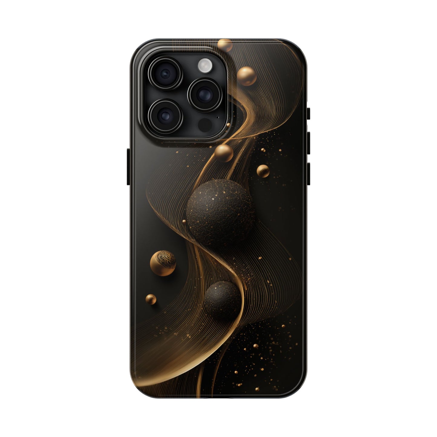 Elegant Abstract Galaxy Tough Phone Case - Perfect for Cosmic Art Lovers
