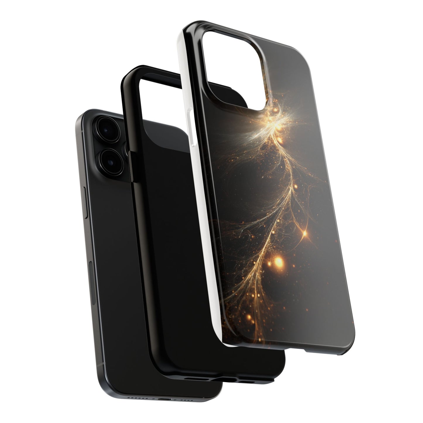 Cosmic Glow Tough Phone Case - Galaxy Design for Sci-Fi Lovers