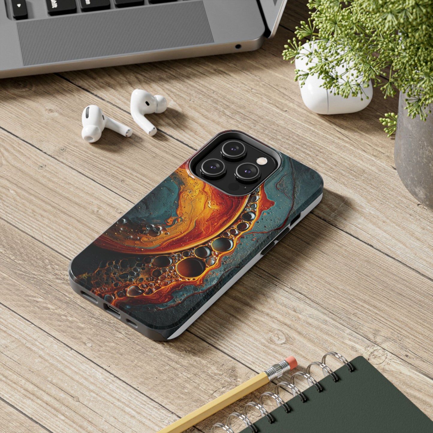 Vibrant Abstract Tough Phone Cases - Stylish Protection