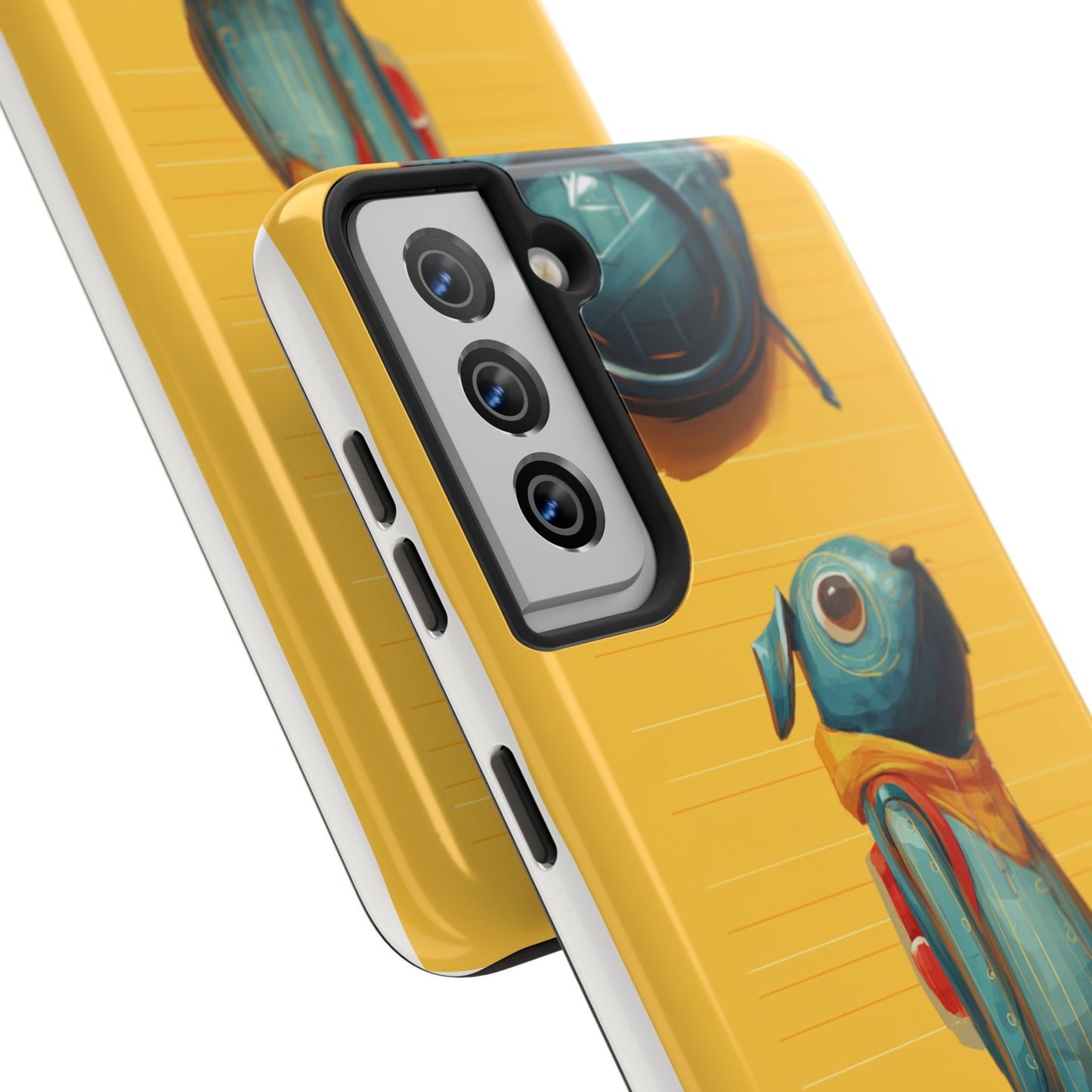 Colorful Animal Art Tough Phone Case - Perfect for Pet Lovers & Kids