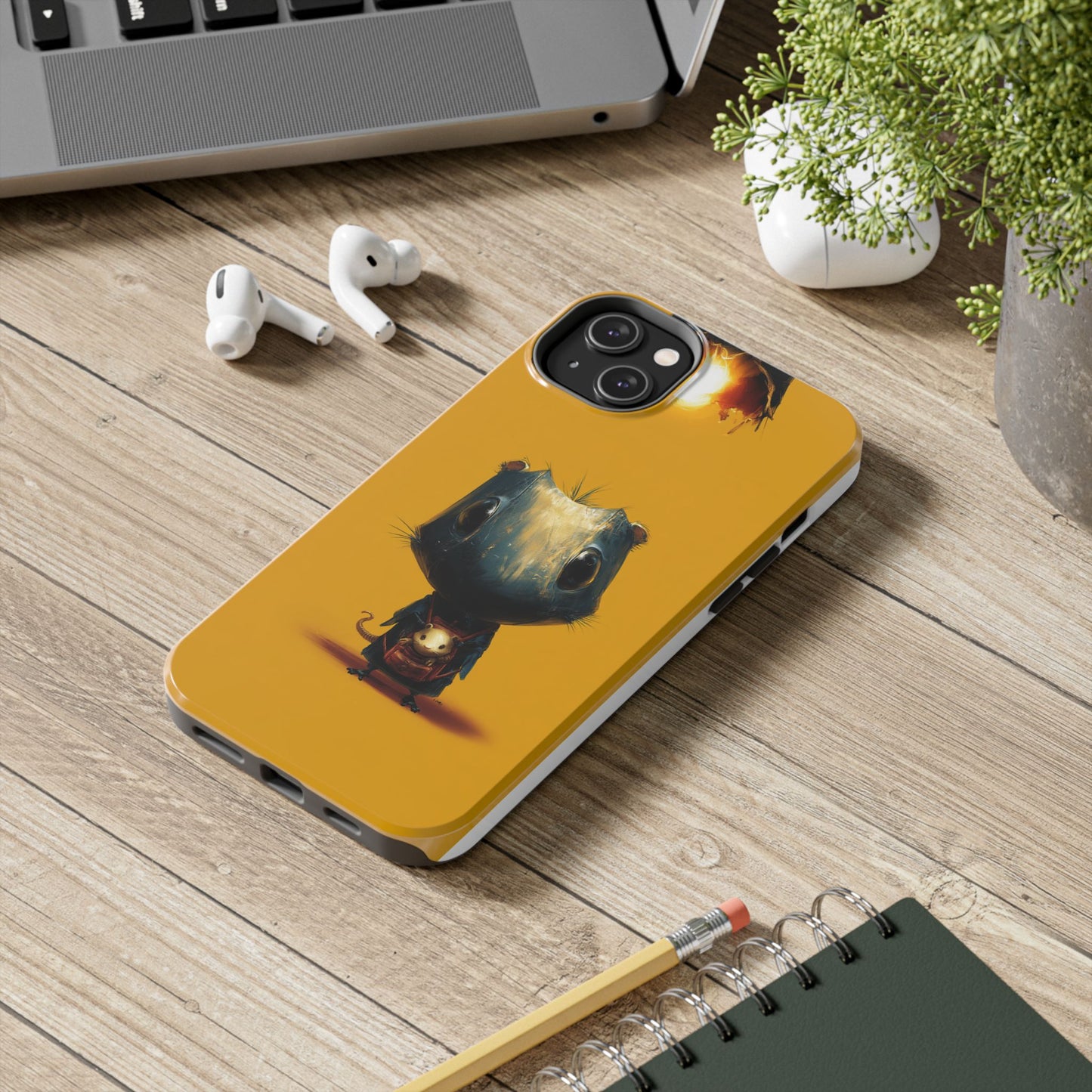 Whimsical Tough Phone Case | Cute Character Design for Animal Lovers