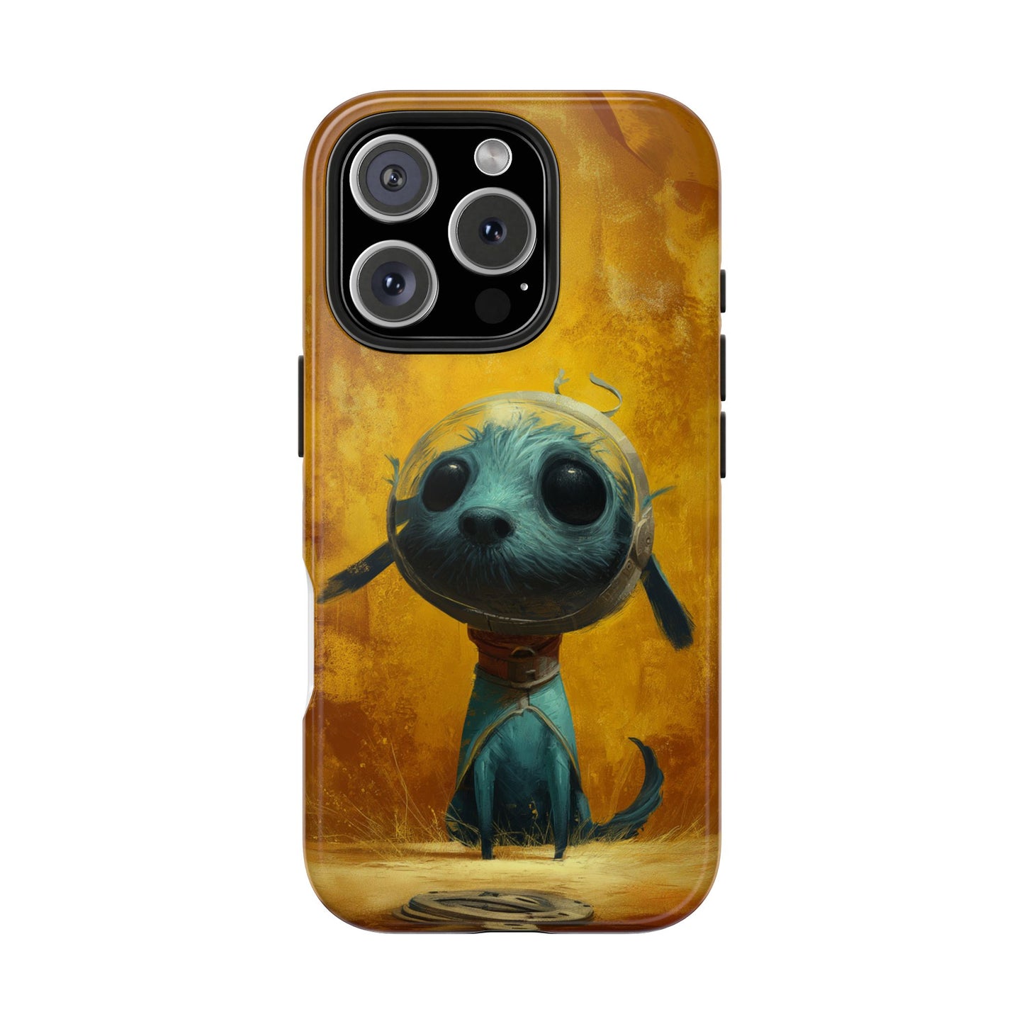 Cute Dog Art Tough Phone Case - Stylish & Protective