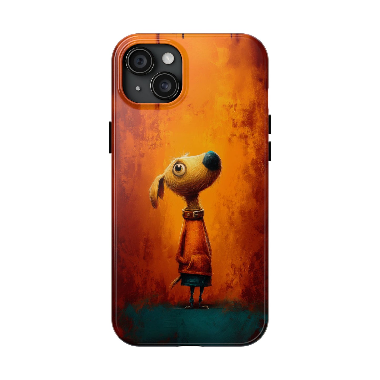 Whimsical Dog Art Tough Phone Case - Durable & Stylish Pet Lover Accessory