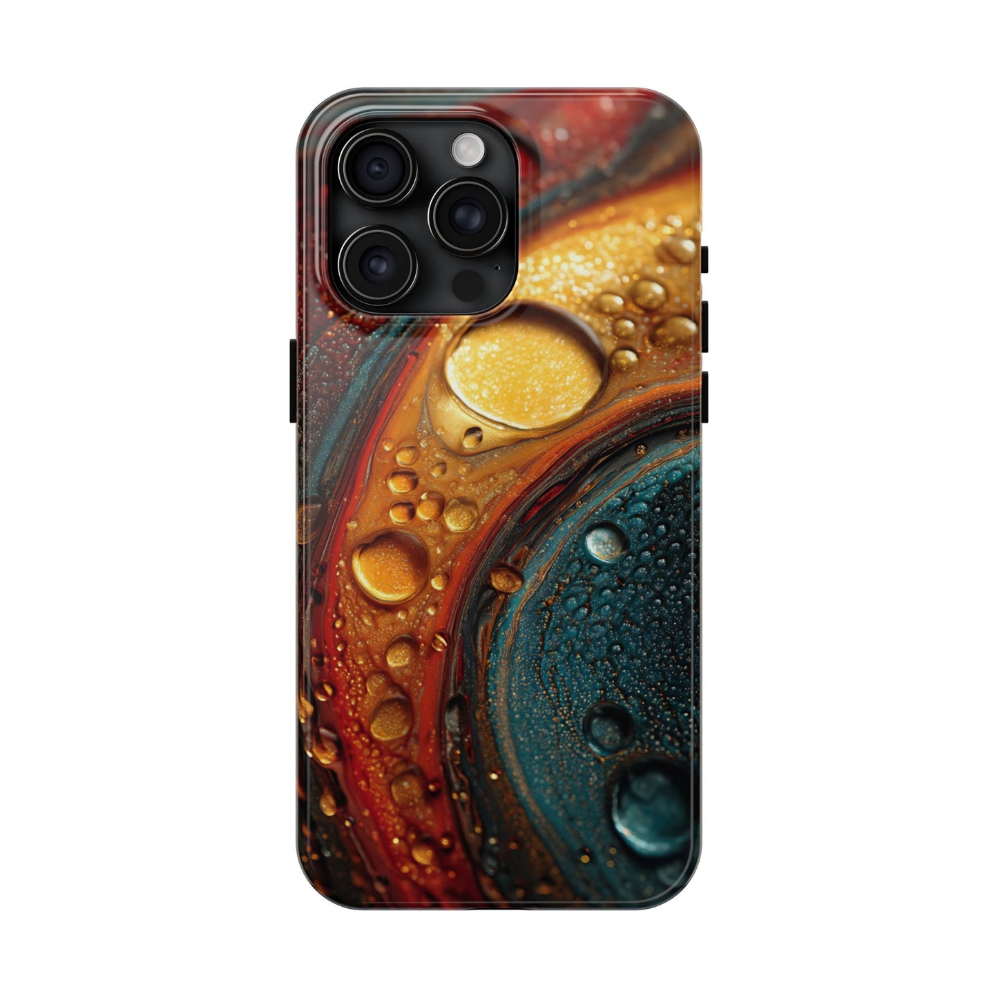 Vibrant Watercolor Tough Phone Case - Colorful Abstract Design
