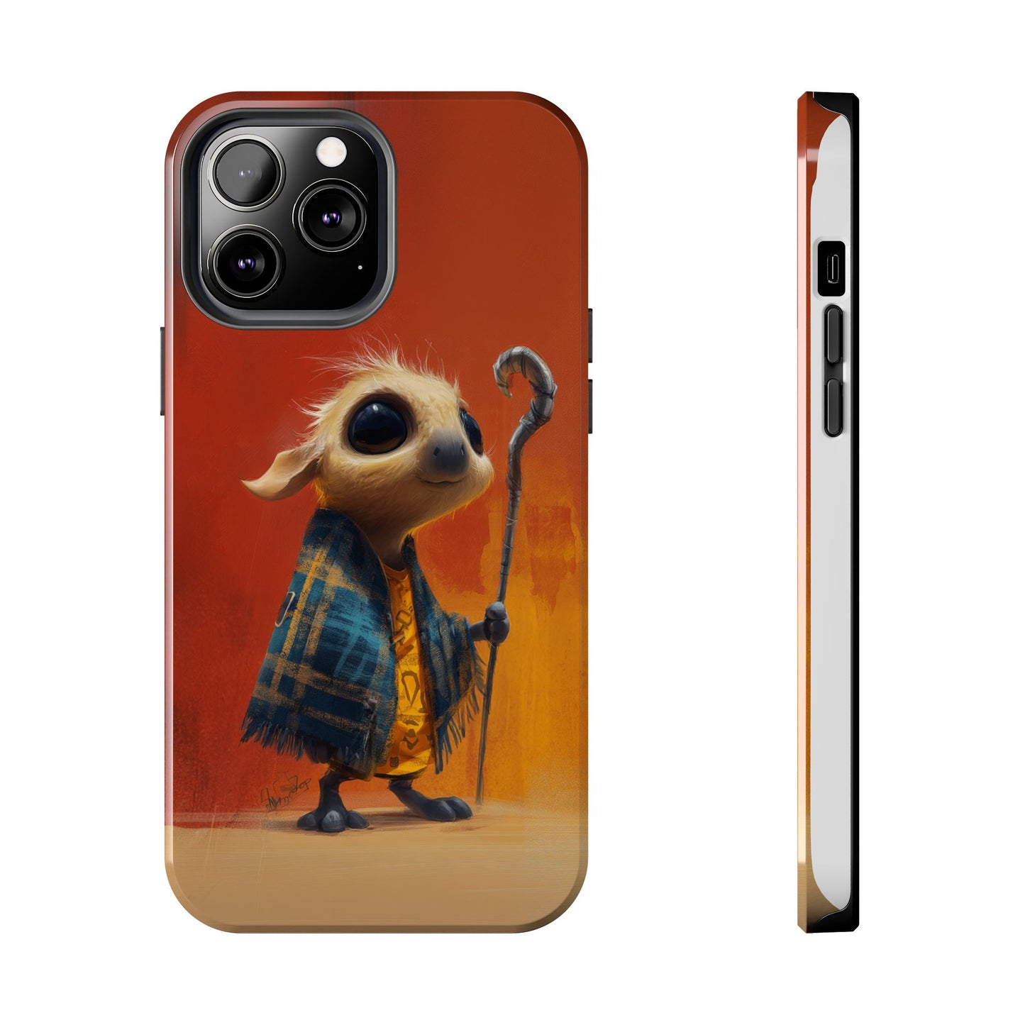 Whimsical Tough Phone Case - Cute Character Design for Kids & Adults