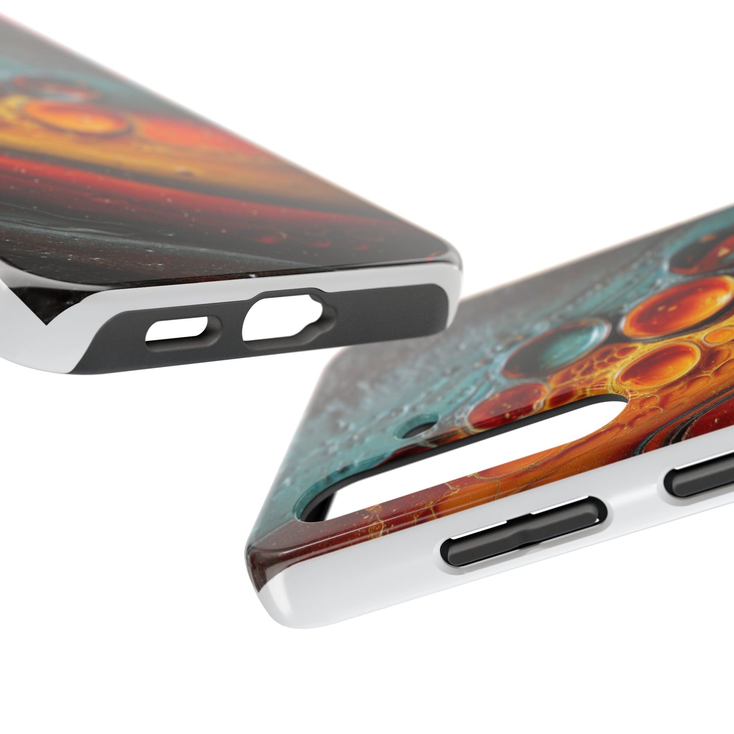 Artistic Tough Phone Case - Unique Abstract Design for Durable Protection