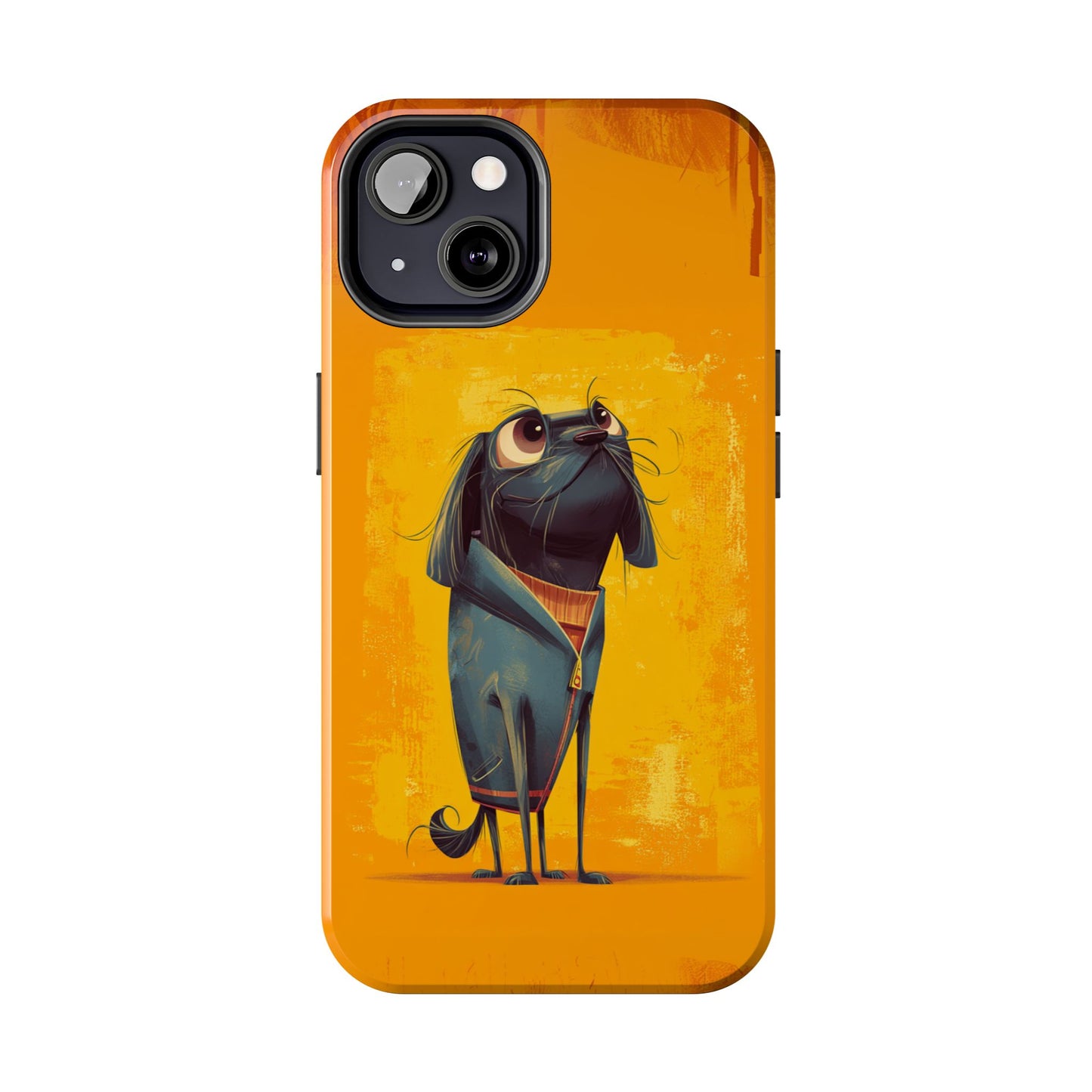 Fun Dog Art Tough Phone Case - Durable Pet Lover Gift